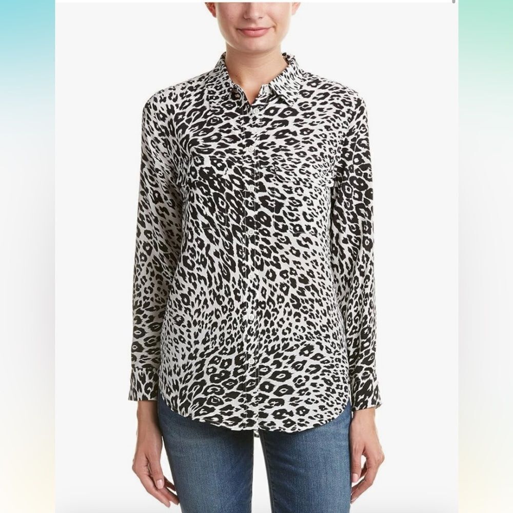 Equipment femme Leopard Print Women's Top, M